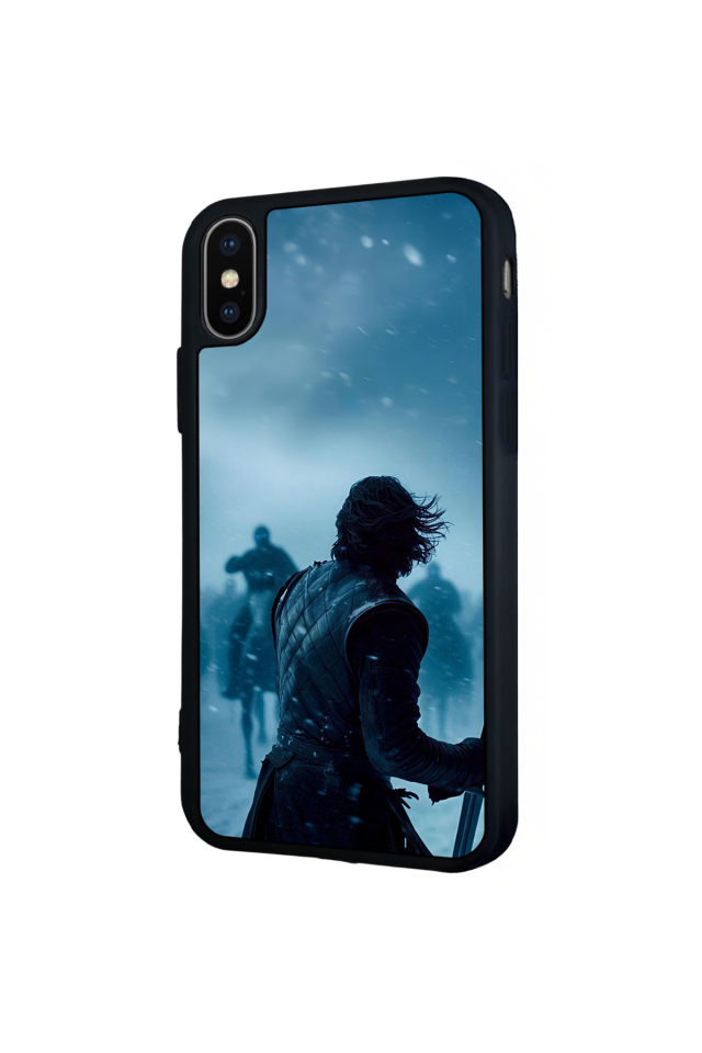 iPhone X/ XS Uyumlu GameOfThrones Tasarımlı Glossy Premium Kılıf