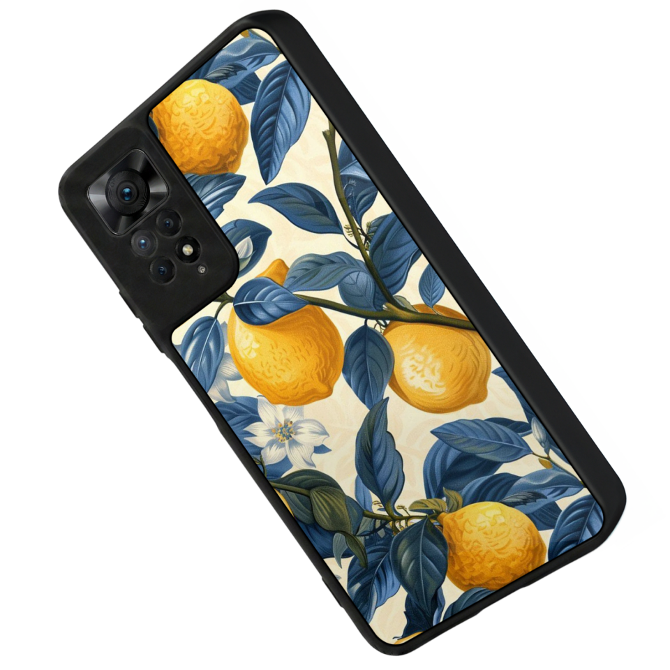 Xiaomi Redmi Note 11 Pro Uyumlu Limon Tasarımlı Glossy Premium Kılıf
