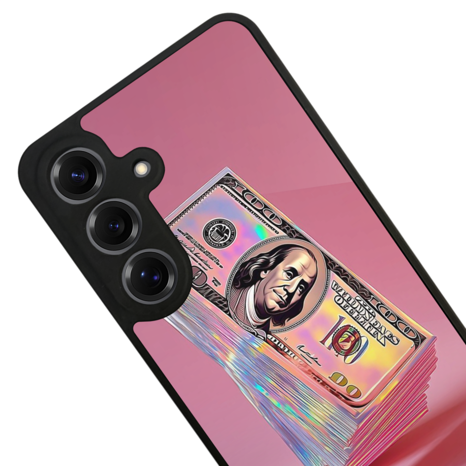 Samsung Galaxy S25 Uyumlu Money Para Tasarımlı Glossy Premium Kılıf