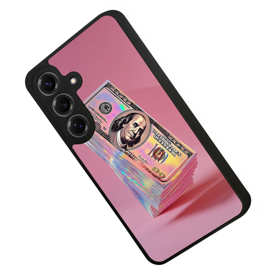 Samsung Galaxy S25 Uyumlu Money Para Tasarımlı Glossy Premium Kılıf