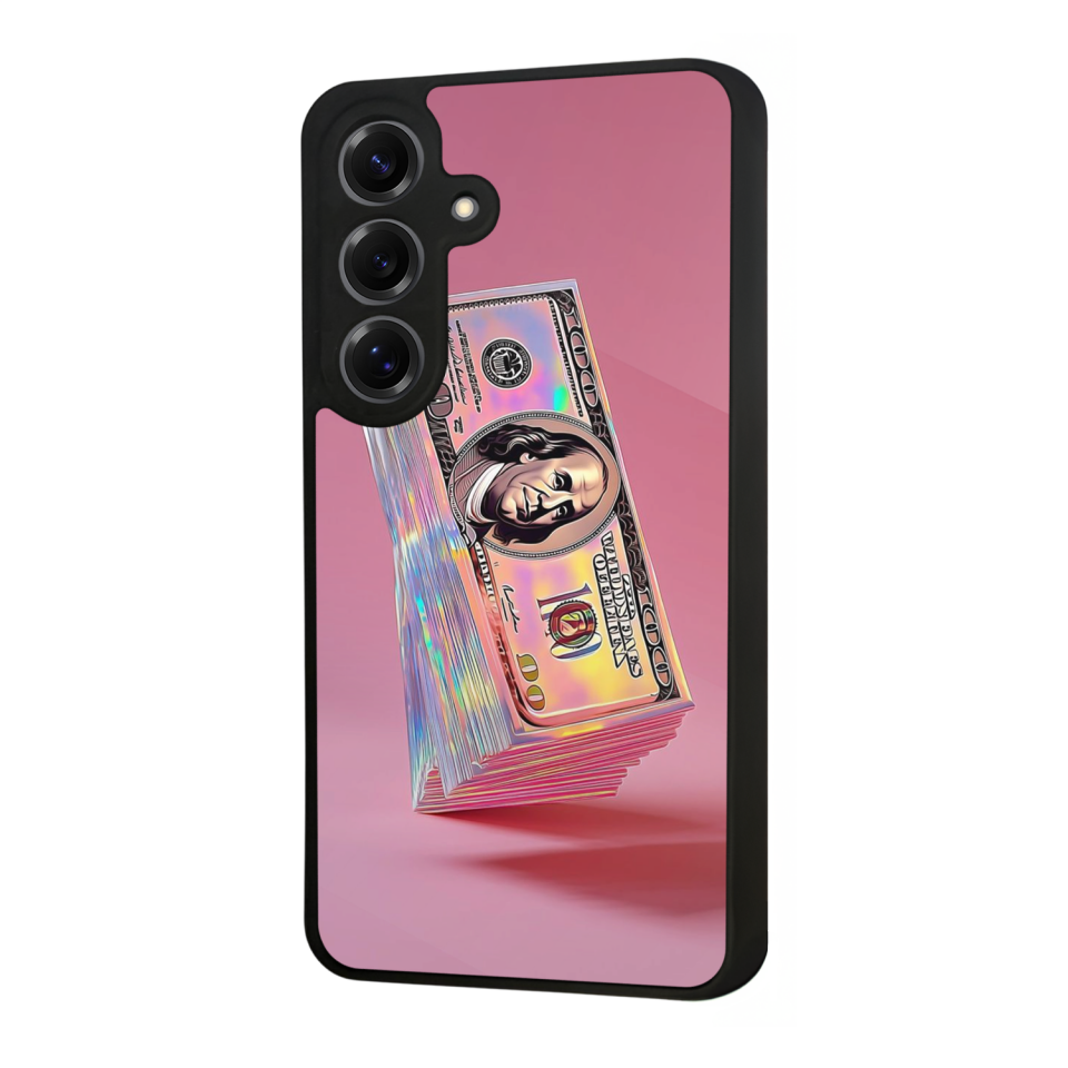 Samsung Galaxy S25 Uyumlu Money Para Tasarımlı Glossy Premium Kılıf