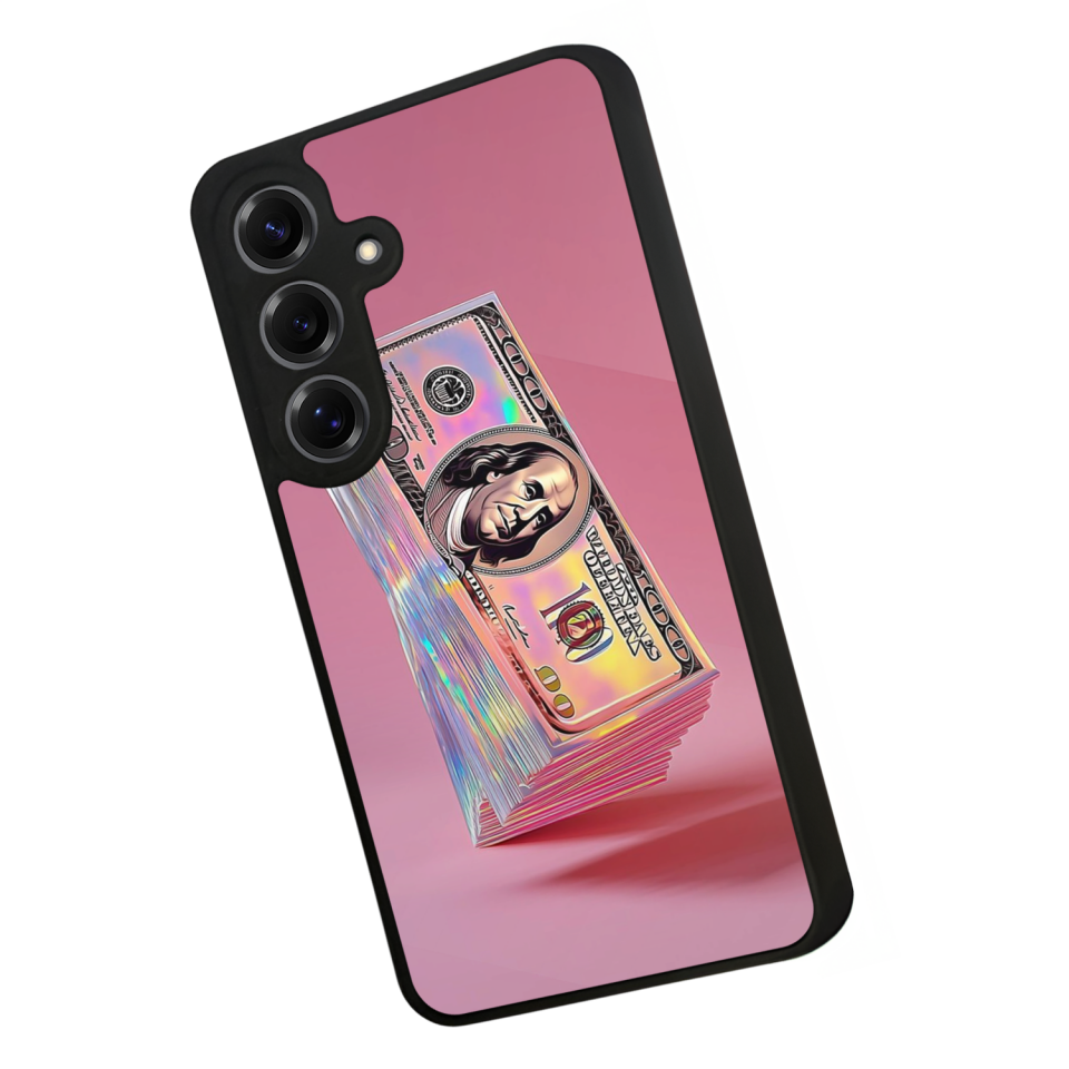 Samsung Galaxy S25 Uyumlu Money Para Tasarımlı Glossy Premium Kılıf