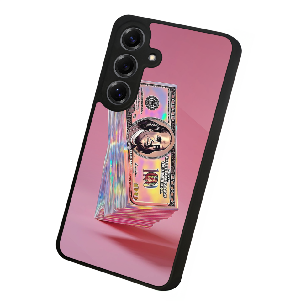Samsung Galaxy S25 Uyumlu Money Para Tasarımlı Glossy Premium Kılıf