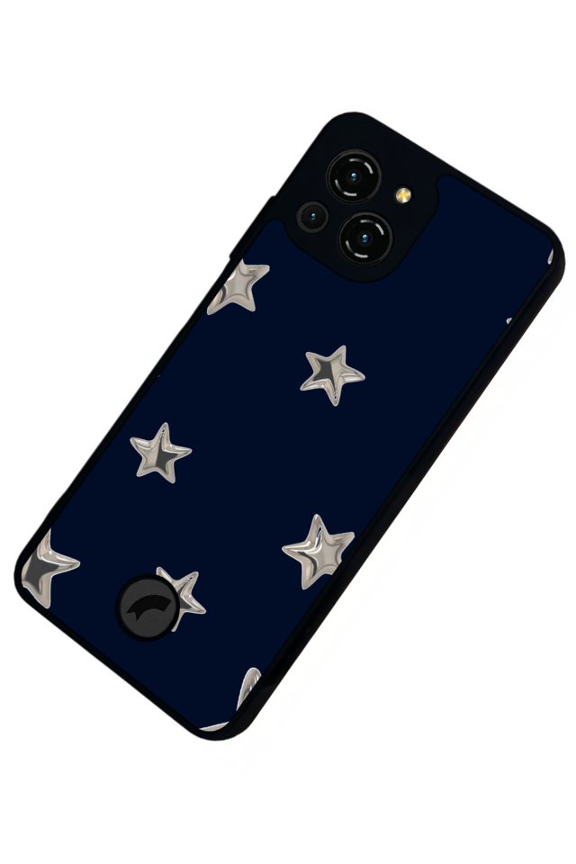 Reeder S23 Pro Max Uyumlu Retro Yildizlar Tasarımlı Glossy Premium Kılıf