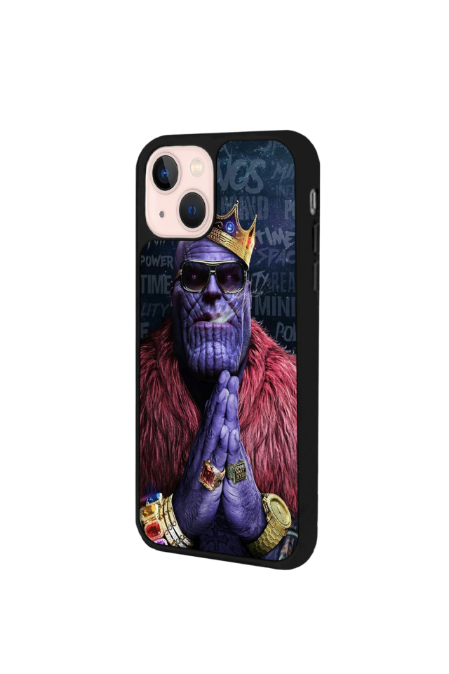 iPhone 14 Plus Uyumlu Thanos Tasarımlı Glossy Premium Kılıf