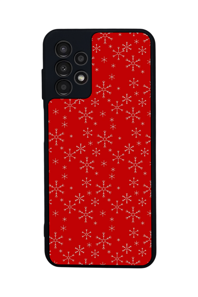 Samsung Galaxy A13 Uyumlu Yilbasi Christmas Tasarımlı Glossy Premium Kılıf