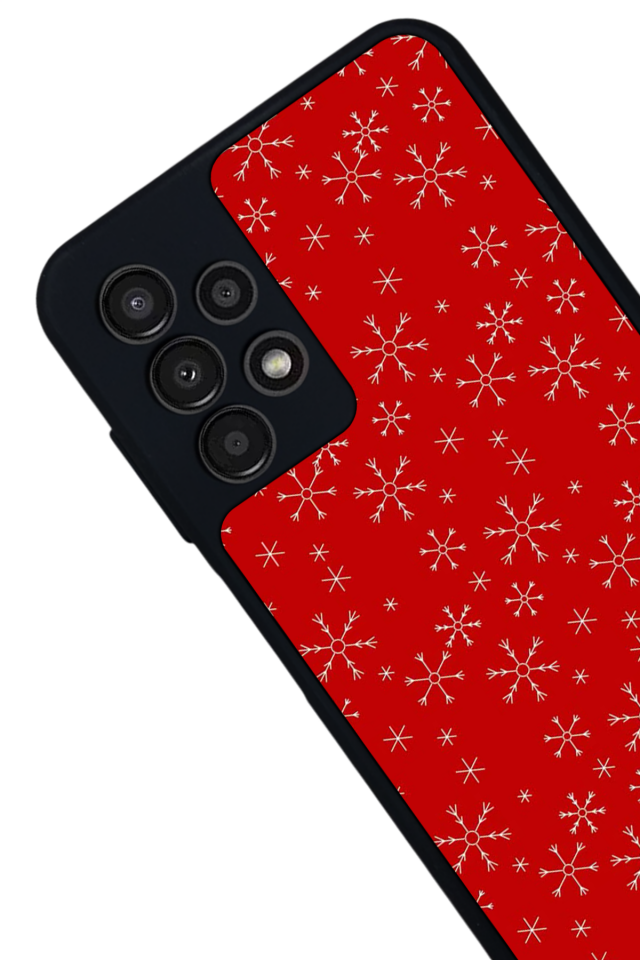 Samsung Galaxy A13 Uyumlu Yilbasi Christmas Tasarımlı Glossy Premium Kılıf