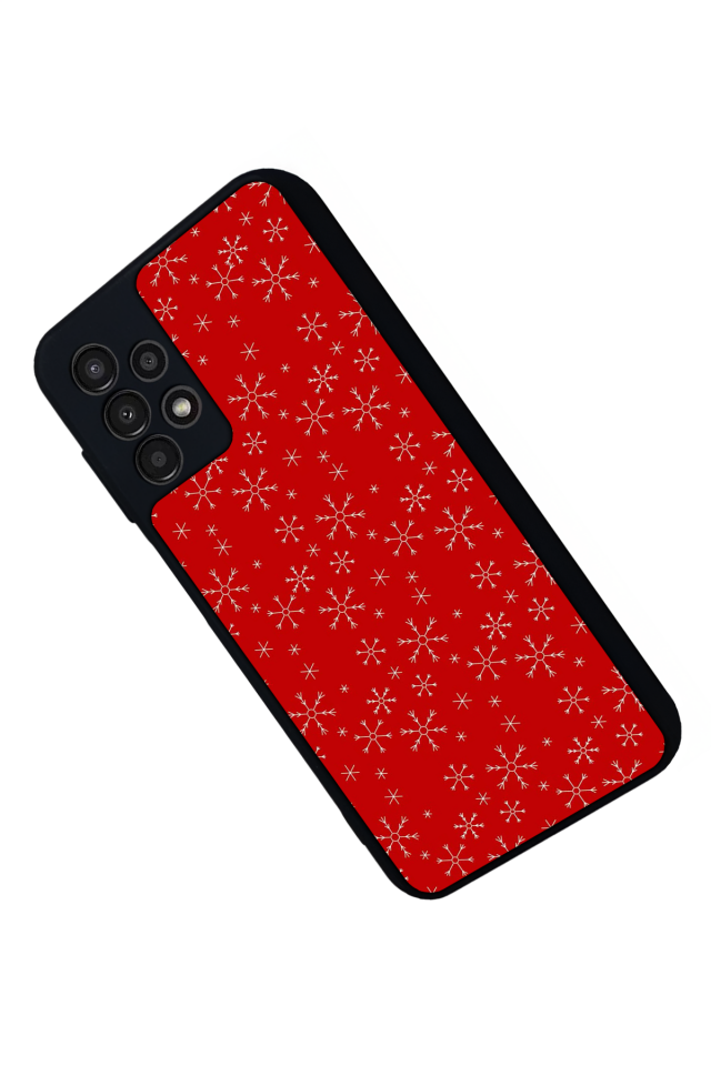 Samsung Galaxy A13 Uyumlu Yilbasi Christmas Tasarımlı Glossy Premium Kılıf