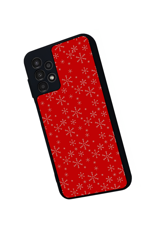 Samsung Galaxy A13 Uyumlu Yilbasi Christmas Tasarımlı Glossy Premium Kılıf
