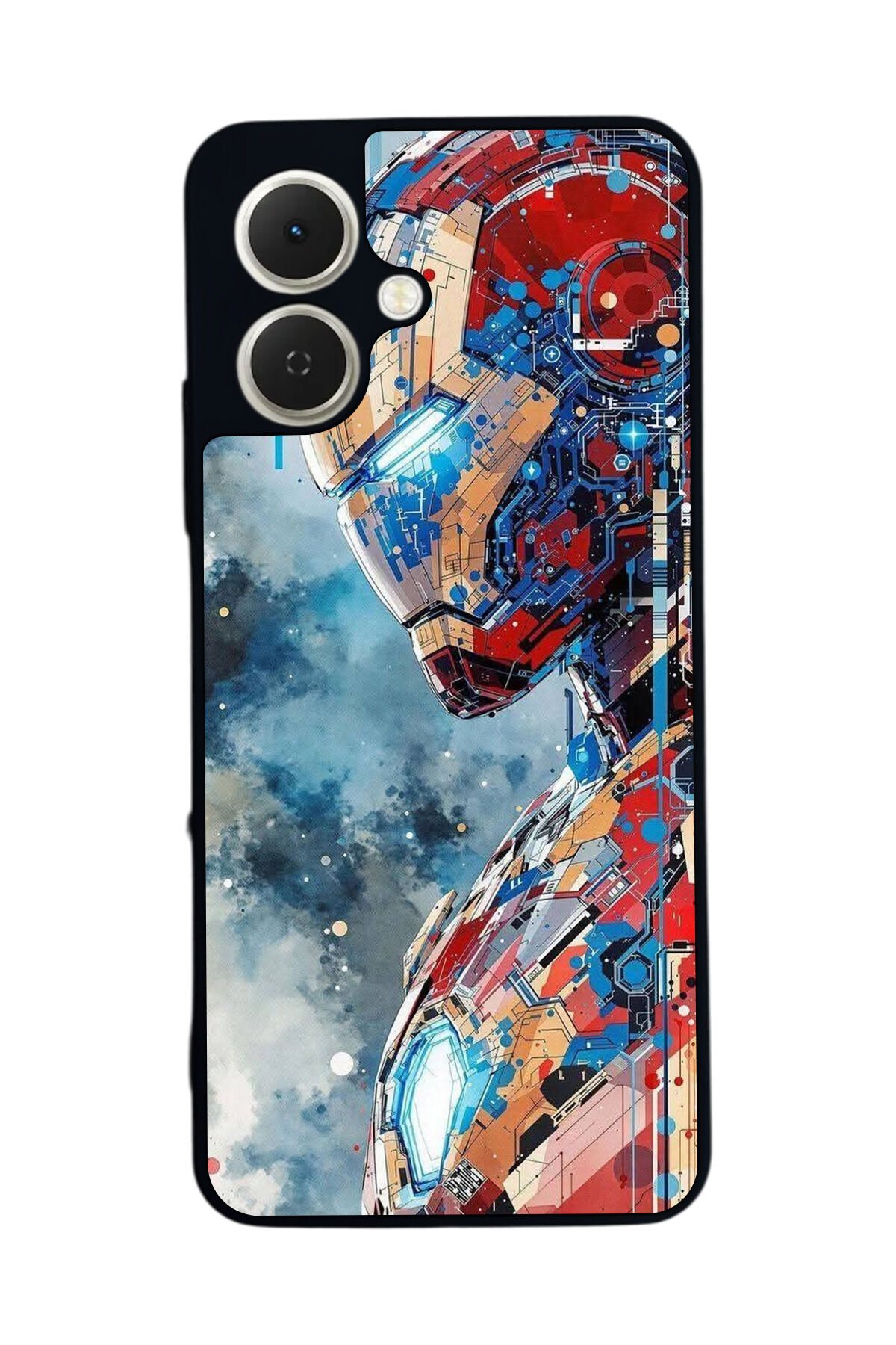 Tecno Spark GO 2 Uyumlu Iron Man ( Demir Adam ) Tasarımlı Glossy Premium Kılıf