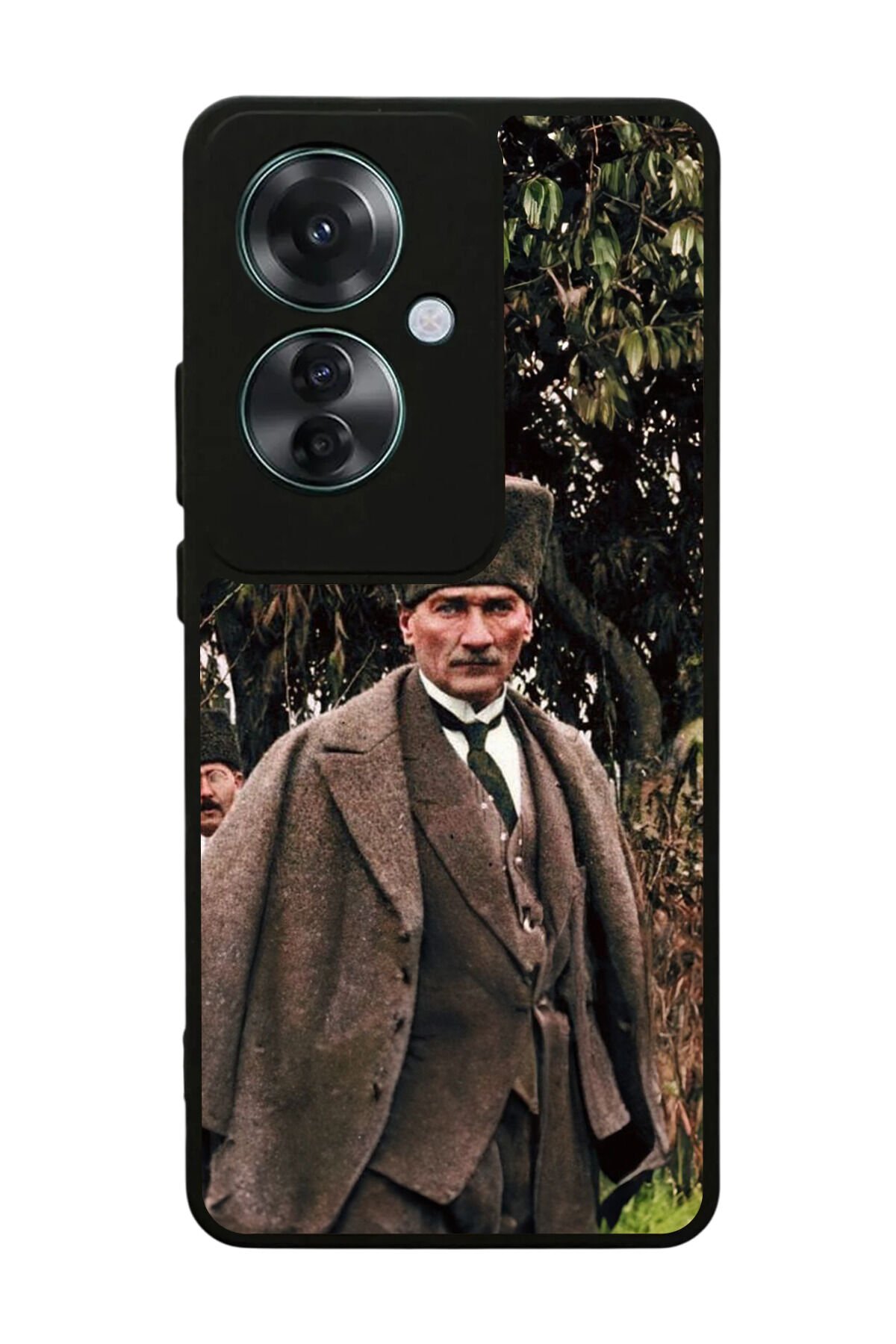 Oppo Reno 11F Uyumlu Mustafa Kemal Ataturk Tasarımlı Glossy Premium Kılıf