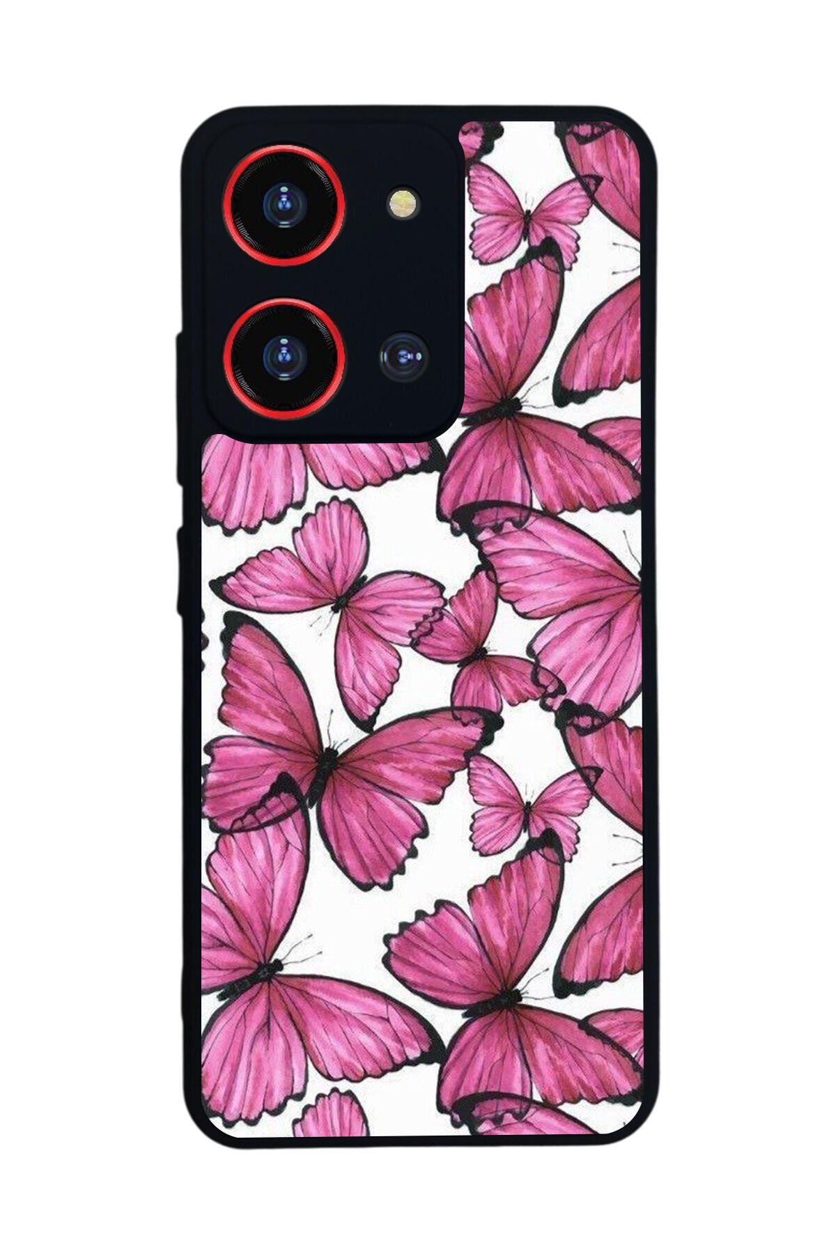 Reeder S19 Max Pro S ZOOM Uyumlu Kelebek Tasarımlı Glossy Premium Kılıf