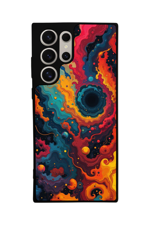 Samsung Galaxy S22 Ultra Uyumlu Abstract Tasarımlı Glossy Premium Kılıf