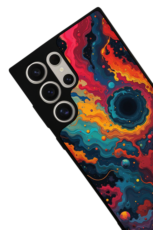 Samsung Galaxy S22 Ultra Uyumlu Abstract Tasarımlı Glossy Premium Kılıf