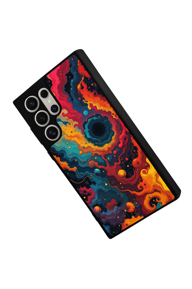 Samsung Galaxy S22 Ultra Uyumlu Abstract Tasarımlı Glossy Premium Kılıf