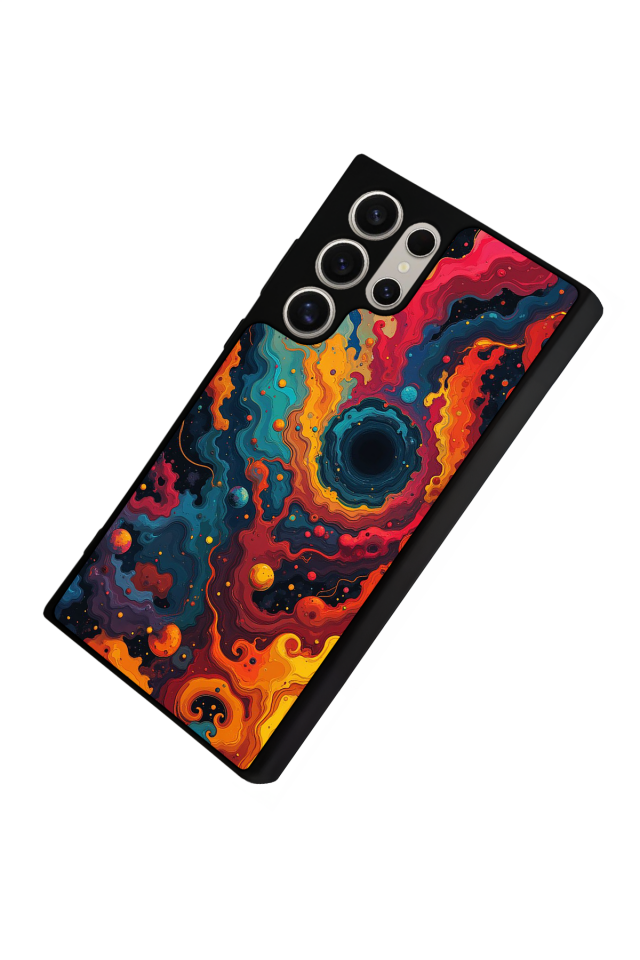 Samsung Galaxy S22 Ultra Uyumlu Abstract Tasarımlı Glossy Premium Kılıf