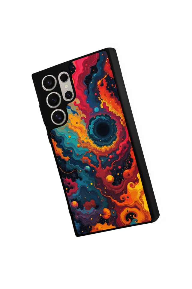 Samsung Galaxy S22 Ultra Uyumlu Abstract Tasarımlı Glossy Premium Kılıf