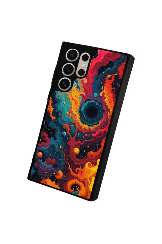 Samsung Galaxy S22 Ultra Uyumlu Abstract Tasarımlı Glossy Premium Kılıf