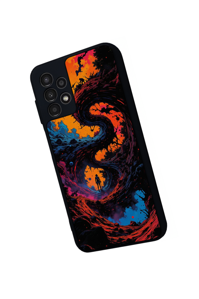 Samsung Galaxy A23 Uyumlu Abstract Tasarımlı Glossy Premium Kılıf