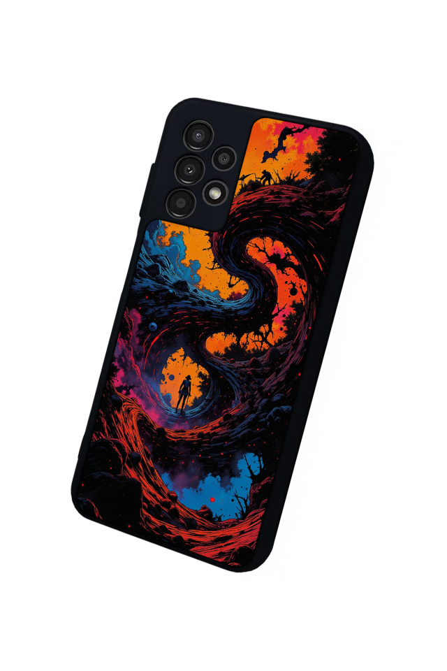 Samsung Galaxy A23 Uyumlu Abstract Tasarımlı Glossy Premium Kılıf