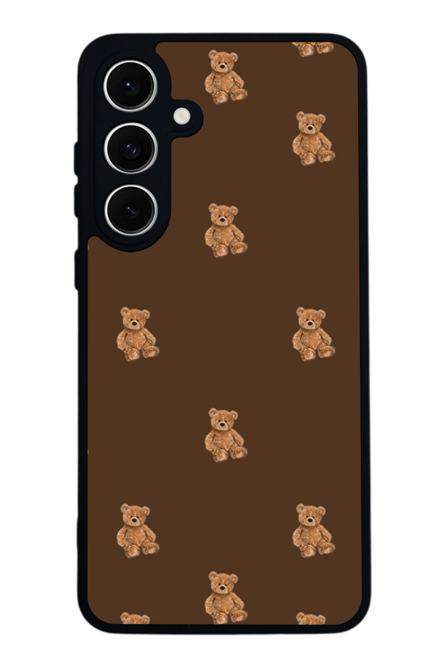 Samsung Galaxy S24 FE Uyumlu Ayı Tasarımlı Glossy Premium Kılıf