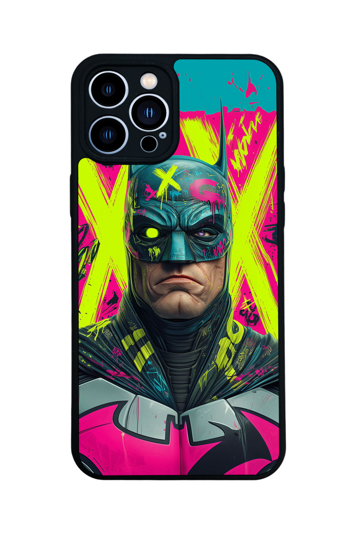 iPhone 13 Pro Max Uyumlu Batman Tasarımlı Glossy Premium Kılıf