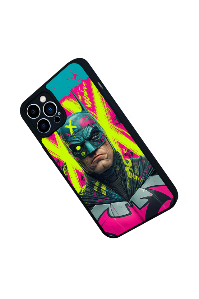 iPhone 13 Pro Max Uyumlu Batman Tasarımlı Glossy Premium Kılıf