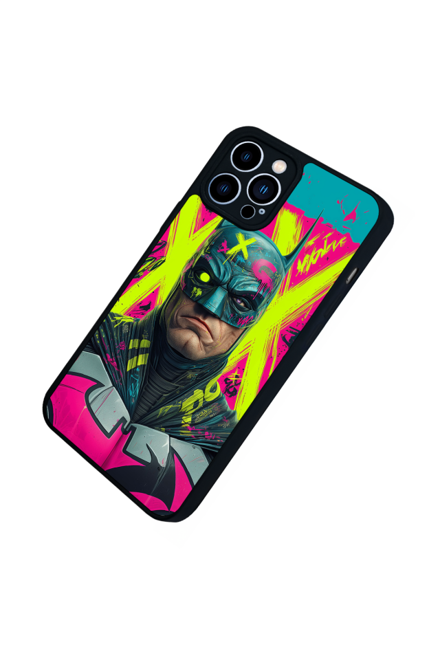 iPhone 13 Pro Max Uyumlu Batman Tasarımlı Glossy Premium Kılıf