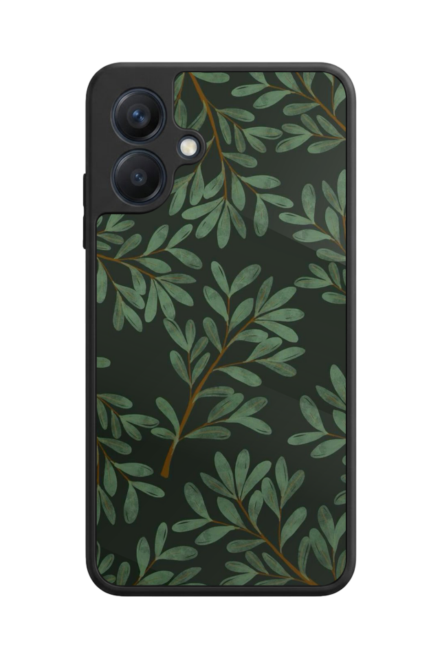 Samsung Galaxy A07 Uyumlu Botanik Tasarımlı Glossy Premium Kılıf