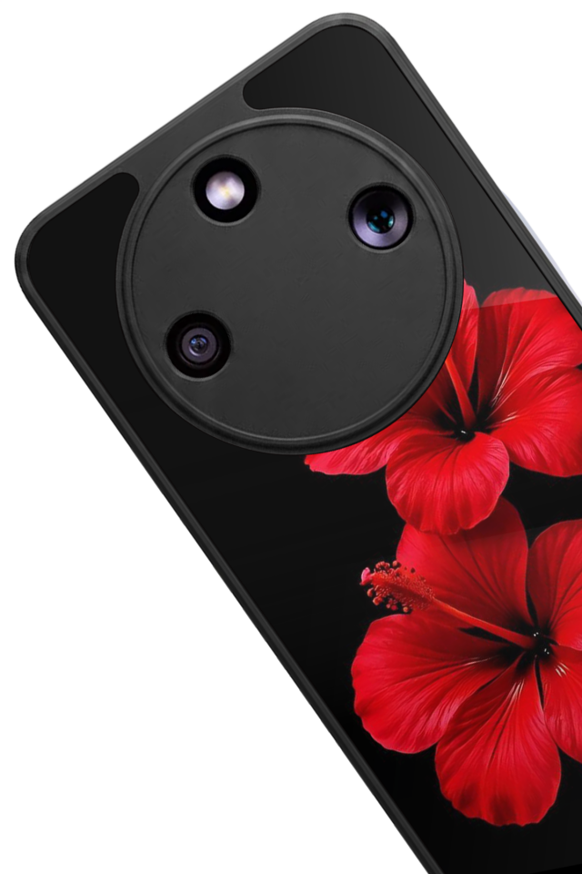 Honor Magic 8 Lite Uyumlu Cicek Tasarımlı Glossy Premium Kılıf