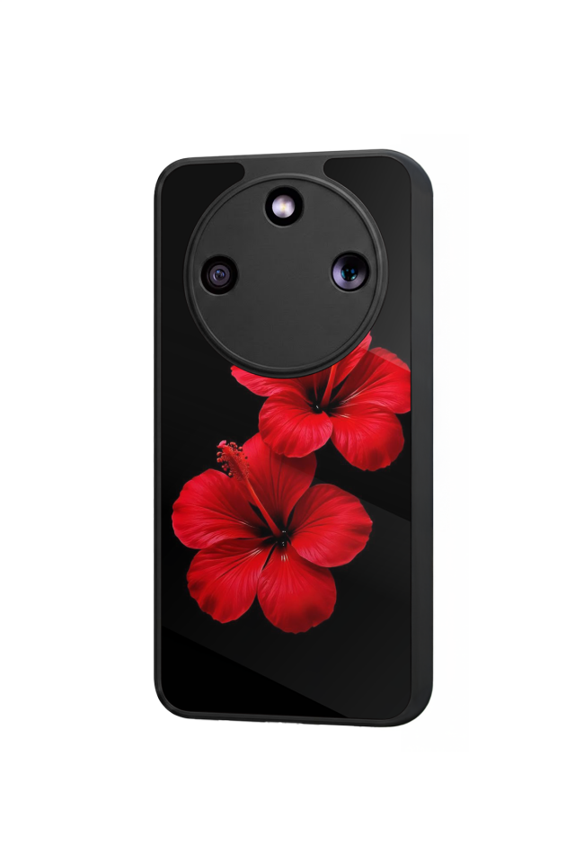 Honor Magic 8 Lite Uyumlu Cicek Tasarımlı Glossy Premium Kılıf