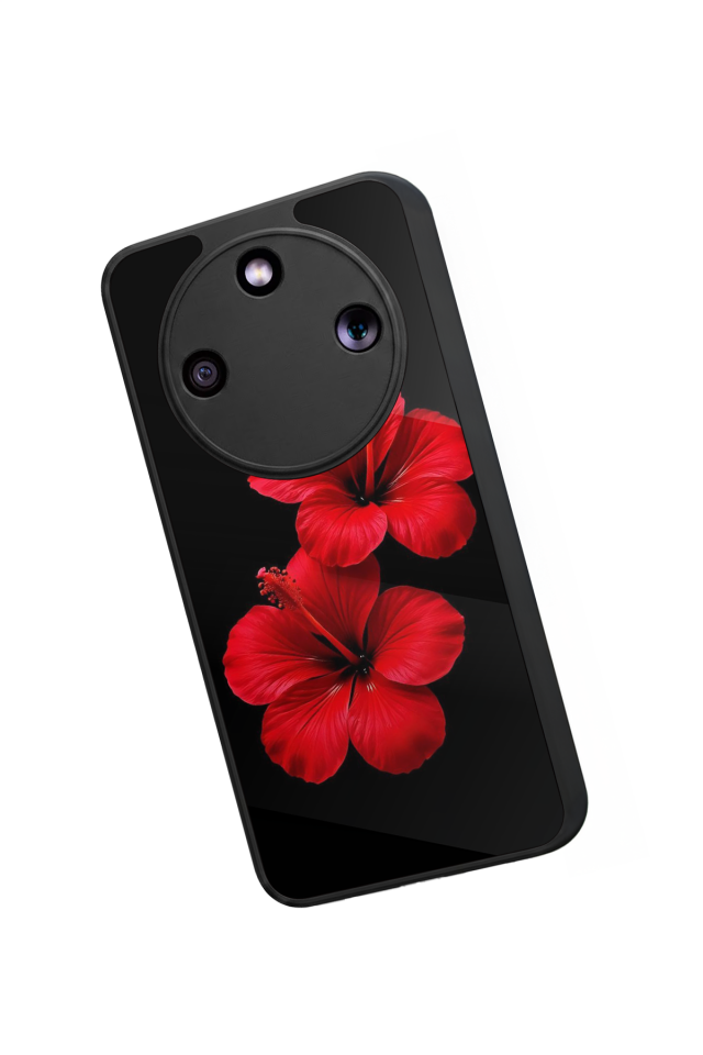 Honor Magic 8 Lite Uyumlu Cicek Tasarımlı Glossy Premium Kılıf