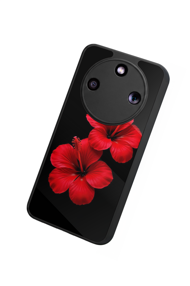Honor Magic 8 Lite Uyumlu Cicek Tasarımlı Glossy Premium Kılıf
