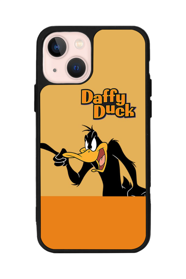 iPhone 13/14 Uyumlu Daffy duck Tasarımlı Glossy Premium Kılıf