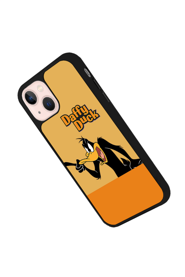 iPhone 13/14 Uyumlu Daffy duck Tasarımlı Glossy Premium Kılıf