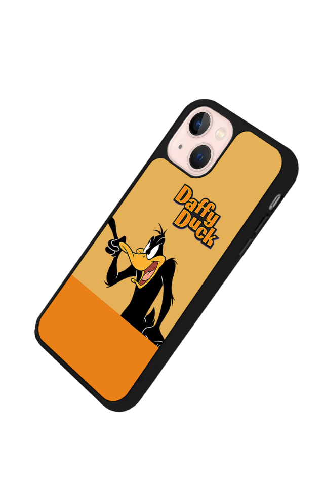 iPhone 13/14 Uyumlu Daffy duck Tasarımlı Glossy Premium Kılıf