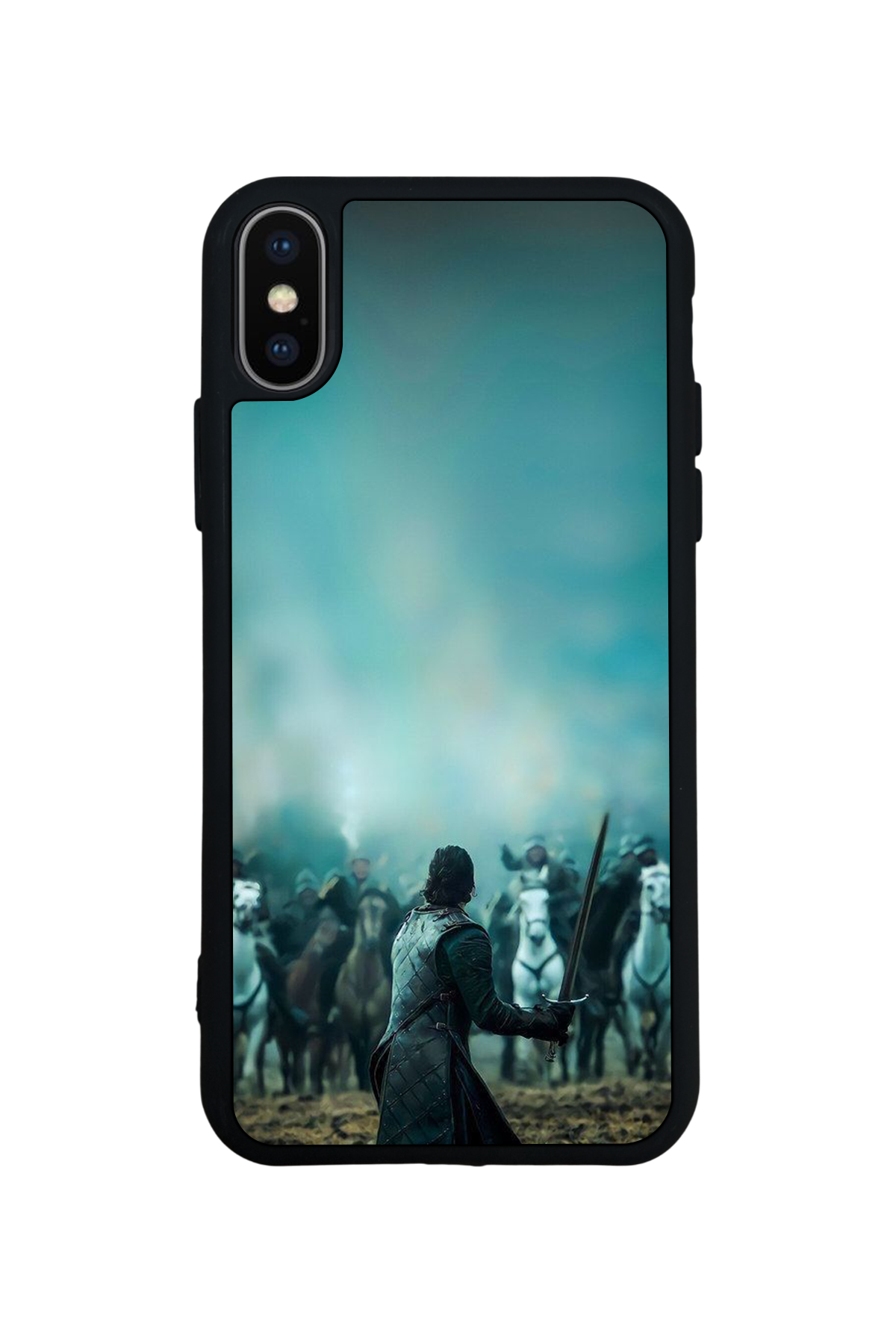 iPhone X/ XS Uyumlu GameOfThrones Tasarımlı Glossy Premium Kılıf