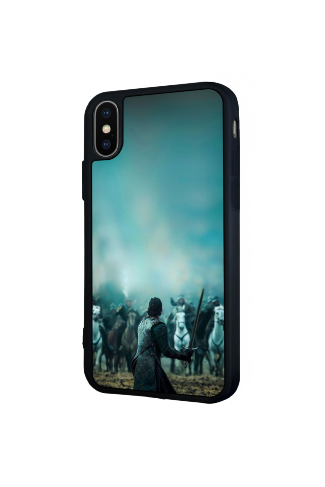 iPhone X/ XS Uyumlu GameOfThrones Tasarımlı Glossy Premium Kılıf