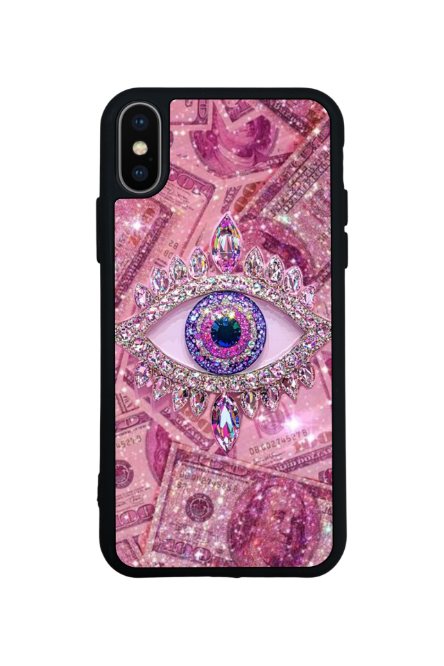 iPhone XS Max Uyumlu Göz Tasarımlı Glossy Premium Kılıf