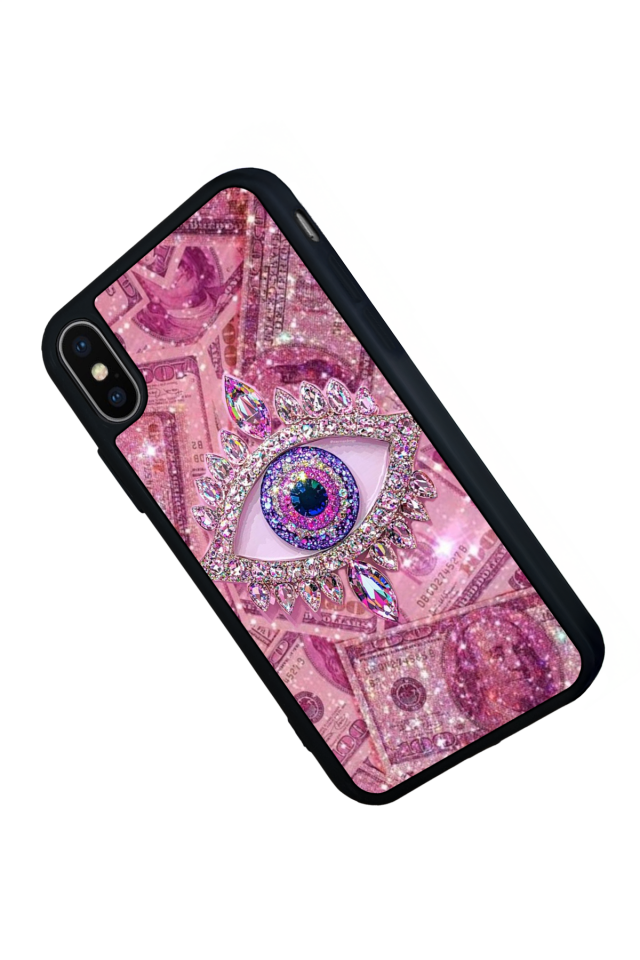 iPhone XS Max Uyumlu Göz Tasarımlı Glossy Premium Kılıf