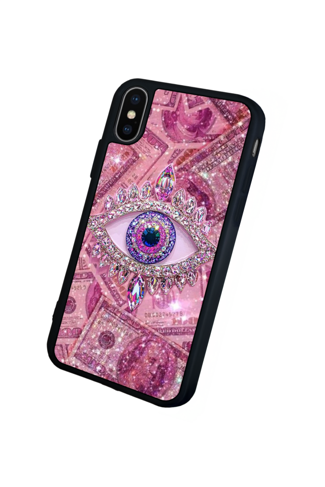 iPhone XS Max Uyumlu Göz Tasarımlı Glossy Premium Kılıf