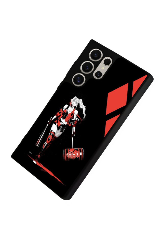 Samsung Galaxy S23 Ultra Uyumlu HarleyQueen Tasarımlı Glossy Premium Kılıf