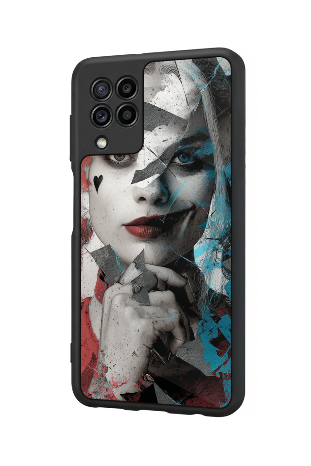 Samsung Galaxy M22 Uyumlu HarleyQueen Tasarımlı Glossy Premium Kılıf