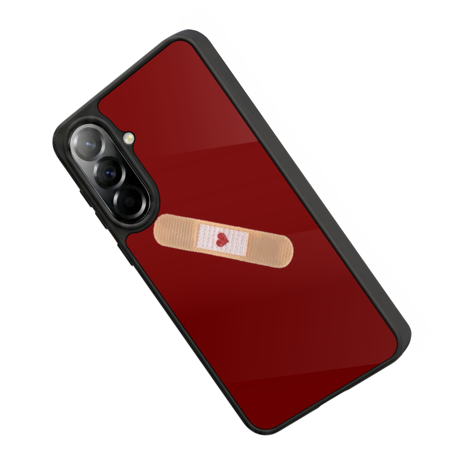 Samsung Galaxy A57 Uyumlu Kalp Love Tasarımlı Glossy Premium Kılıf