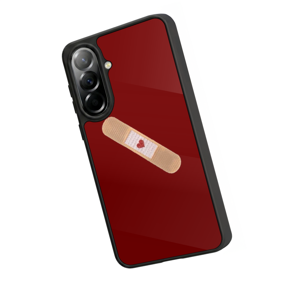 Samsung Galaxy A57 Uyumlu Kalp Love Tasarımlı Glossy Premium Kılıf