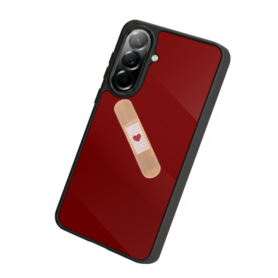 Samsung Galaxy A57 Uyumlu Kalp Love Tasarımlı Glossy Premium Kılıf