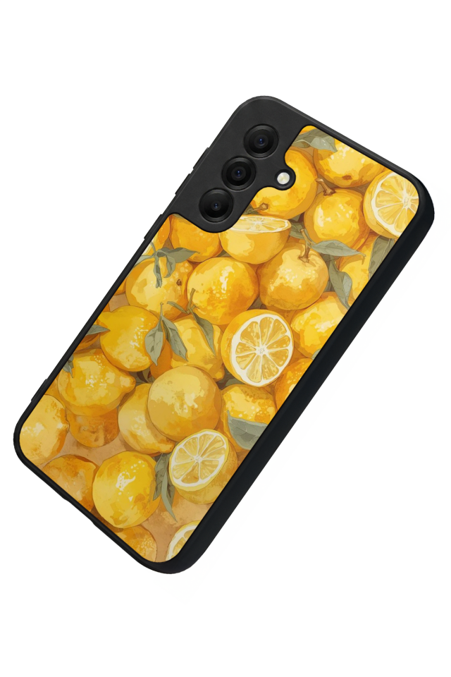 Samsung Galaxy A17 Uyumlu Limon Tasarımlı Glossy Premium Kılıf