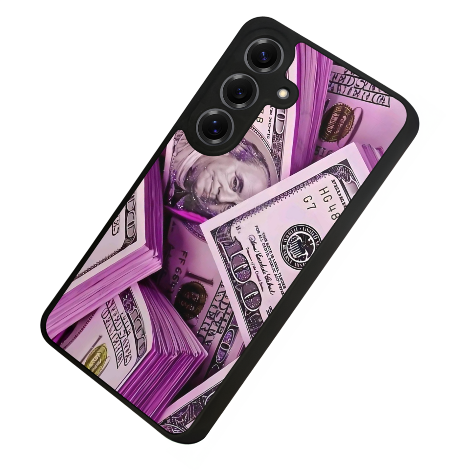 Samsung Galaxy S25 Uyumlu Money Para Tasarımlı Glossy Premium Kılıf