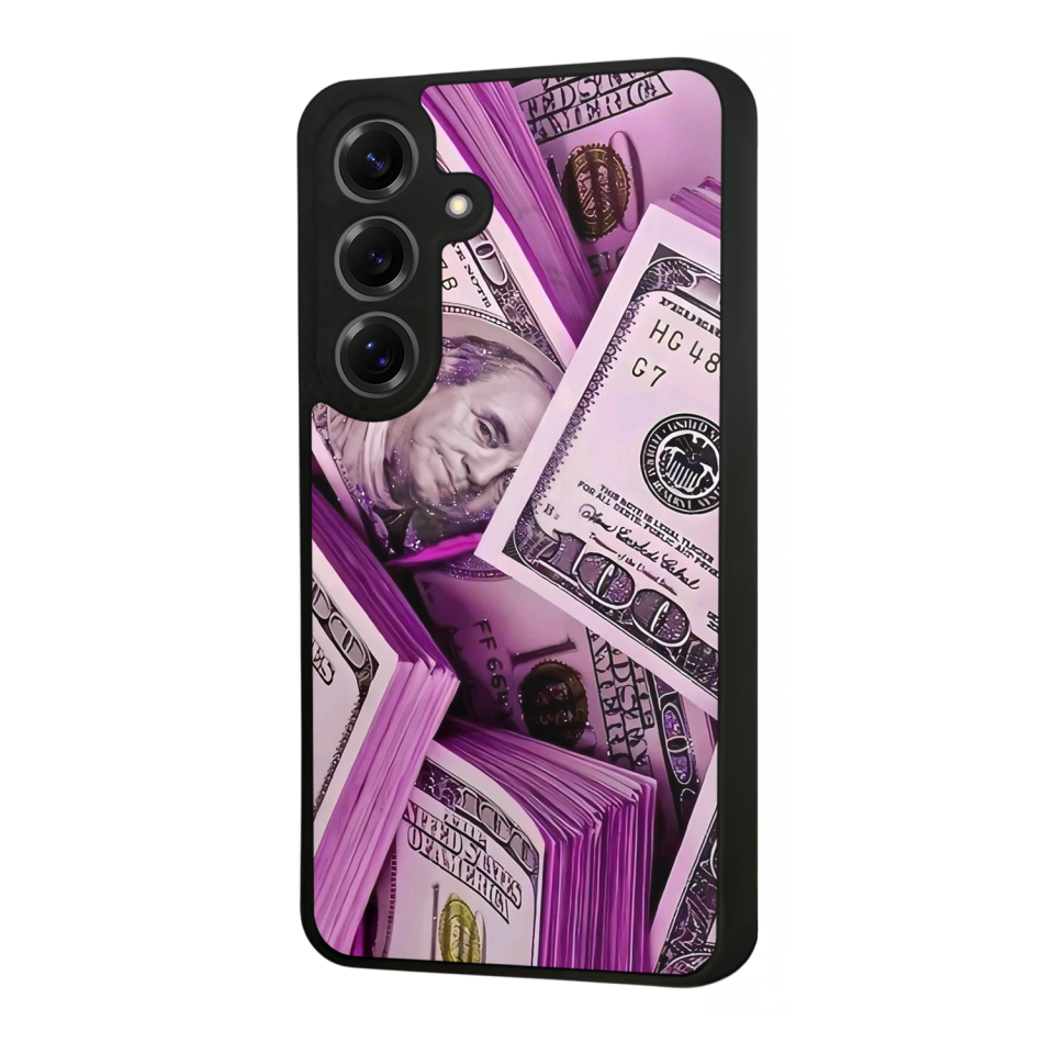 Samsung Galaxy S25 Uyumlu Money Para Tasarımlı Glossy Premium Kılıf