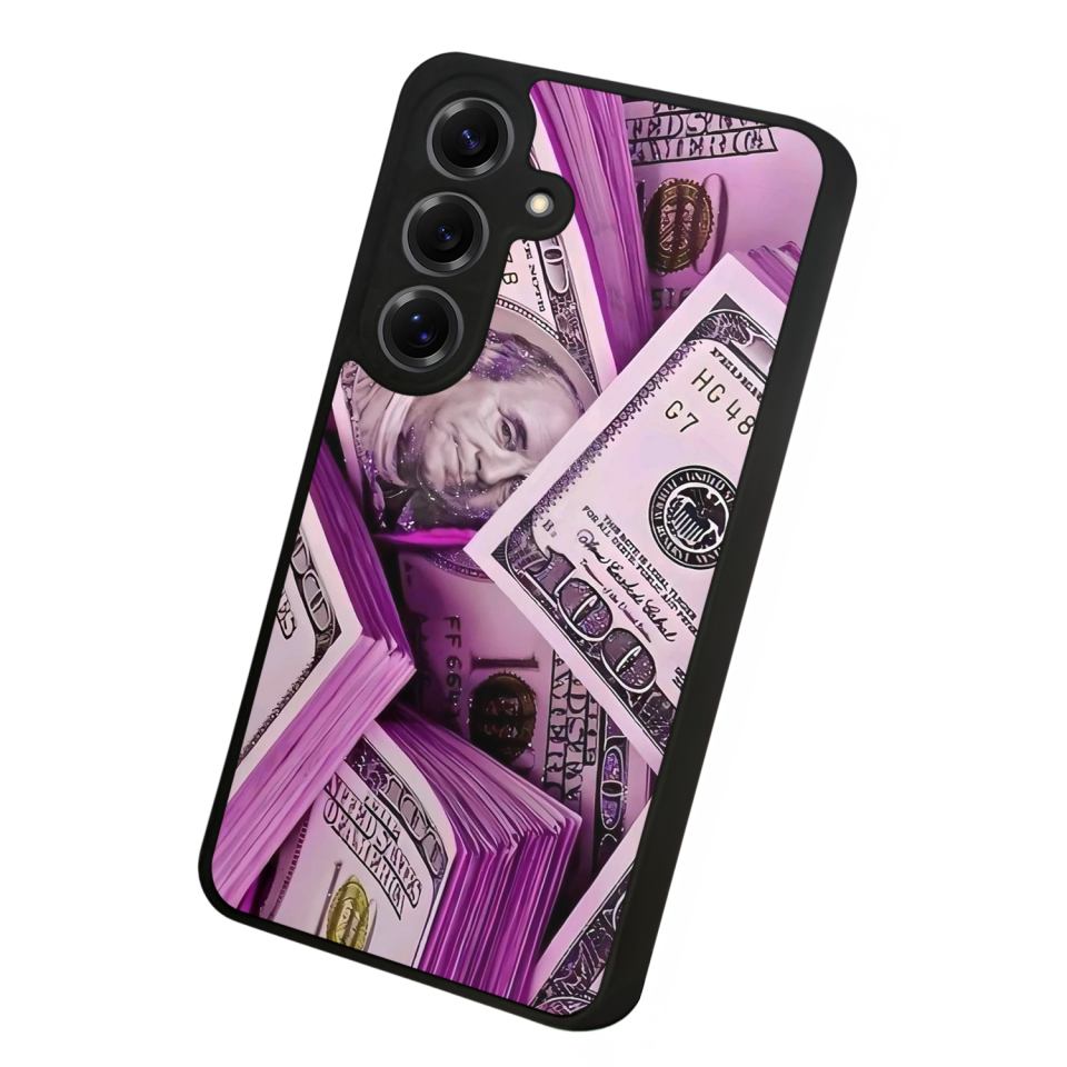 Samsung Galaxy S25 Uyumlu Money Para Tasarımlı Glossy Premium Kılıf